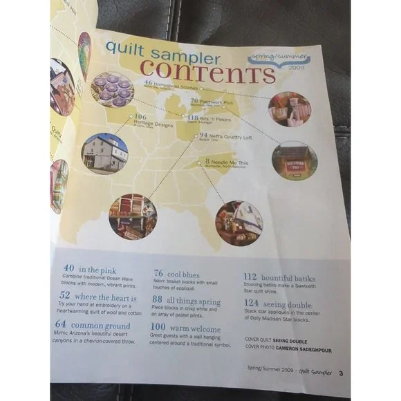 BHG magazine 2009 Spring Summer 10 All New Projects Shop Hop Top 10 Stores - Picture 3 of 4